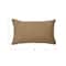 Hello Honey® 20'' Brown Woven Canvas Lumbar Pillow Cover